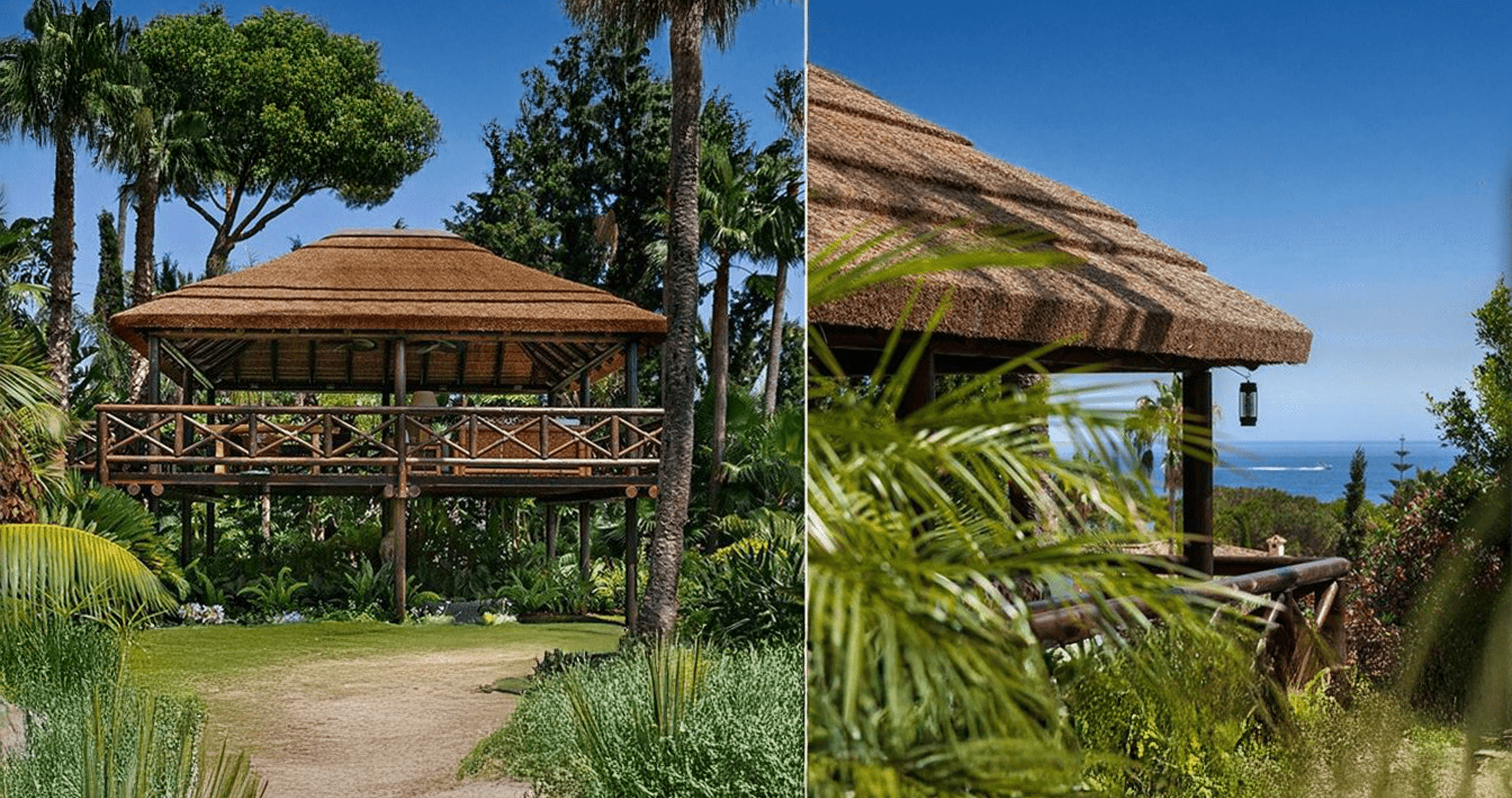 Hasır Bambu Çatı Kaplama